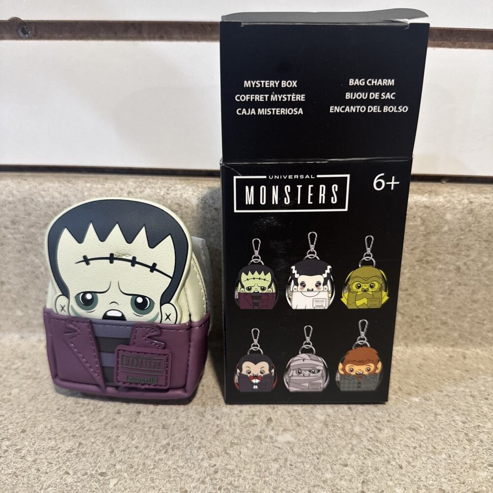 Loungefly Universal Monsters Mini Backpack Bag Charm - FRANKENSTEIN